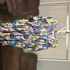 Tropical Floral Dress